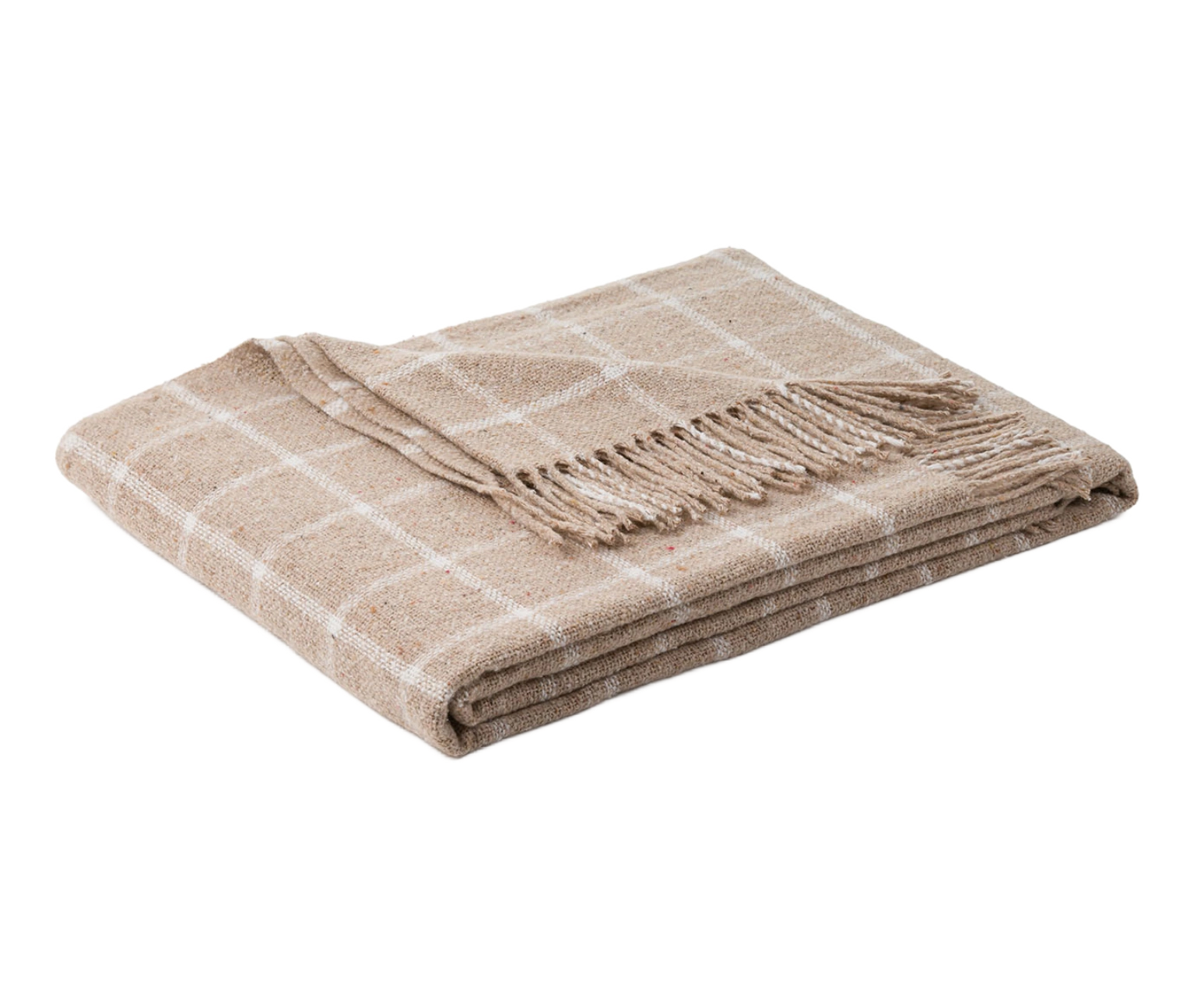 Plaid "MARA" mit Fransen Plaid "MARA" mit Fransen